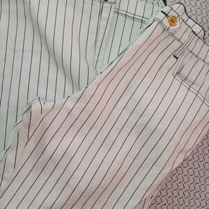 DG2 by Diane Gilman Light Chinos with Dark Stripes